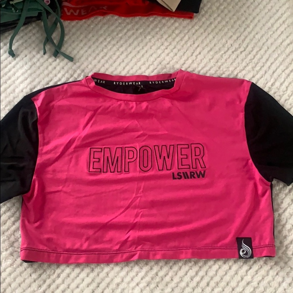 LS\\RW Empower Mesh Cropped T-shirt